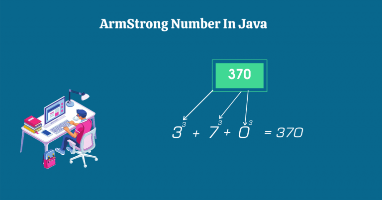 armstrong number in java