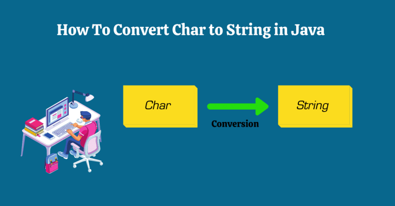 How to convert char to String