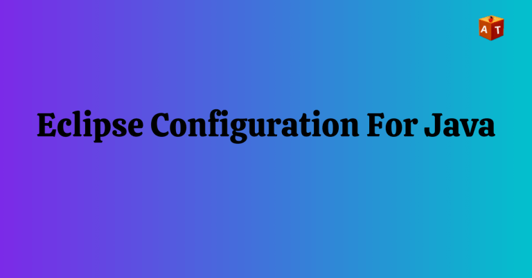 Eclipse Configuration in java