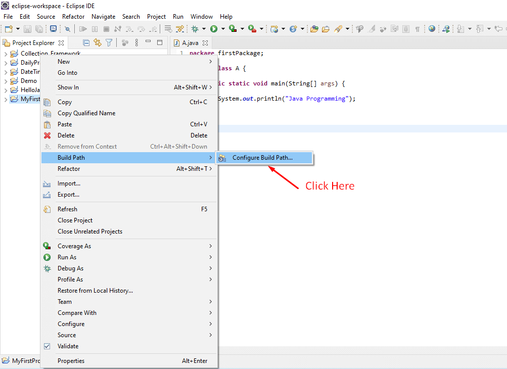 How To Add External Libraries in Eclipse