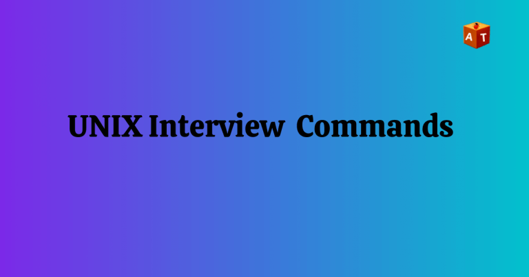 unix commands for interviews
