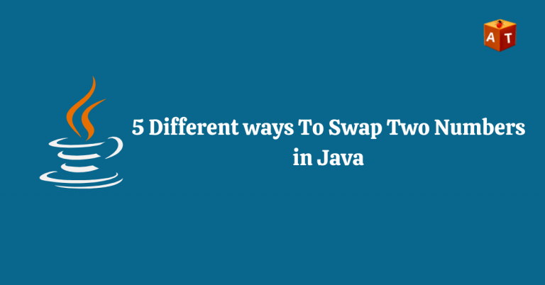 Java Program to Swap two numbers